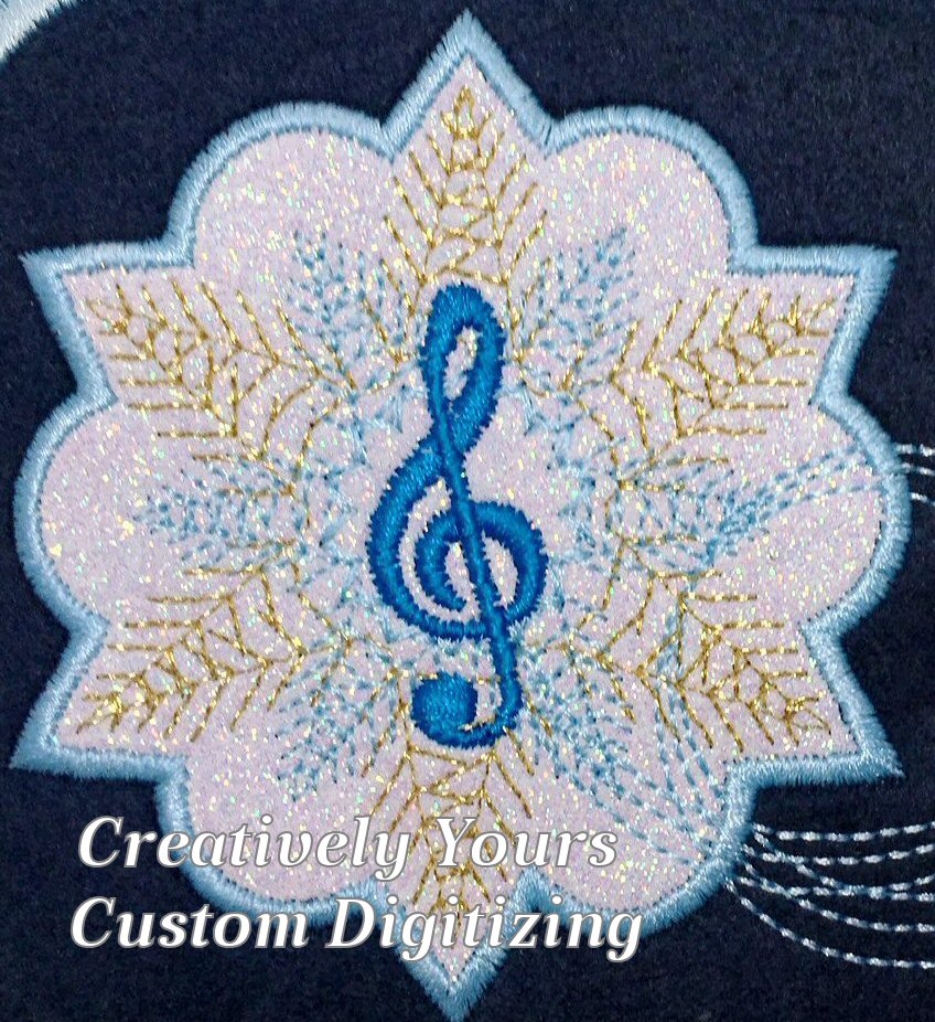 glitter vinyl closeup